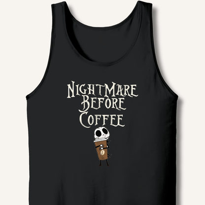 Nightmare Before Coffee Tank - Sip & Shirt