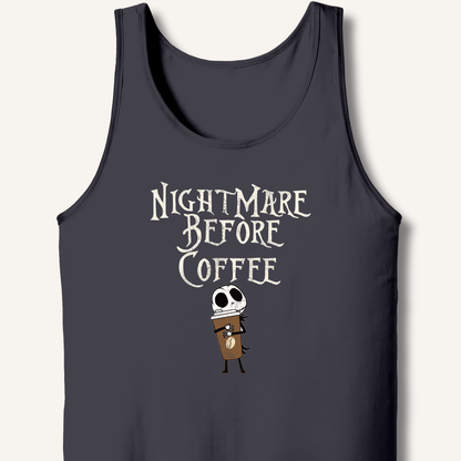 Nightmare Before Coffee Tank - Sip & Shirt