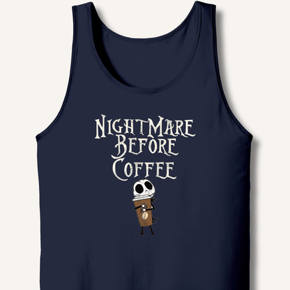 Nightmare Before Coffee Tank - Sip & Shirt