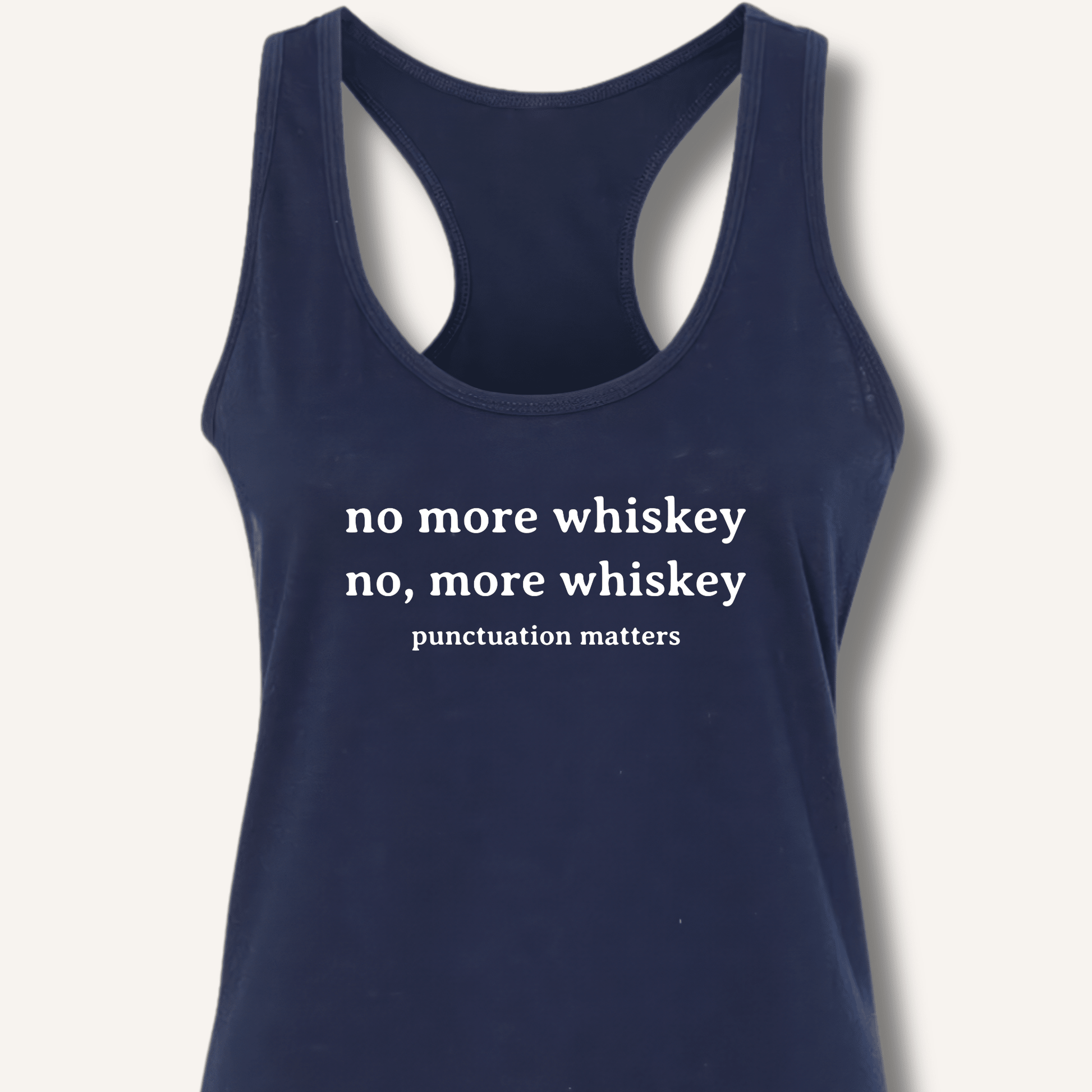 No More Whiskey Racerback Tank - Sip & Shirt