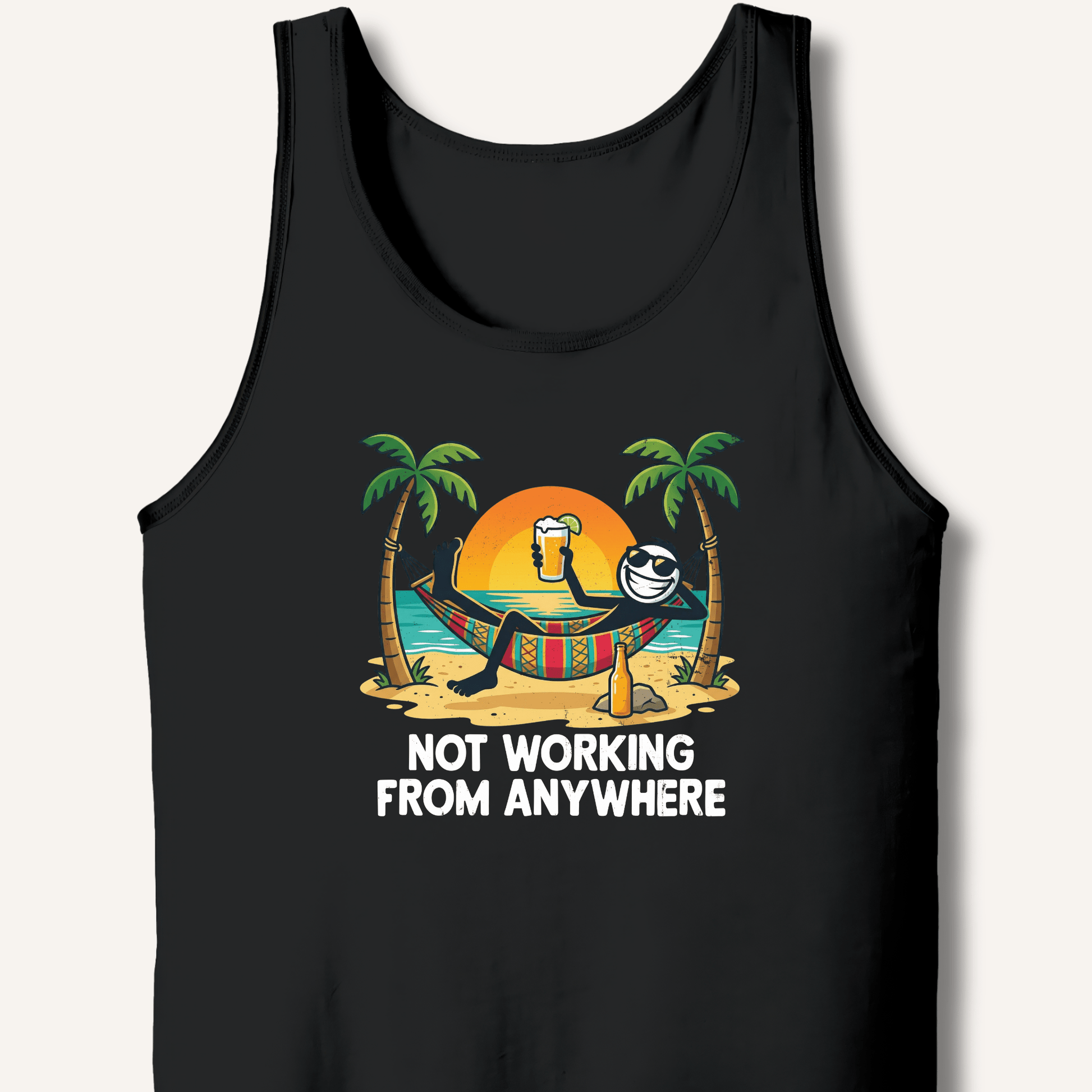 Not Working From Anywhere Tank - Sip & Shirt