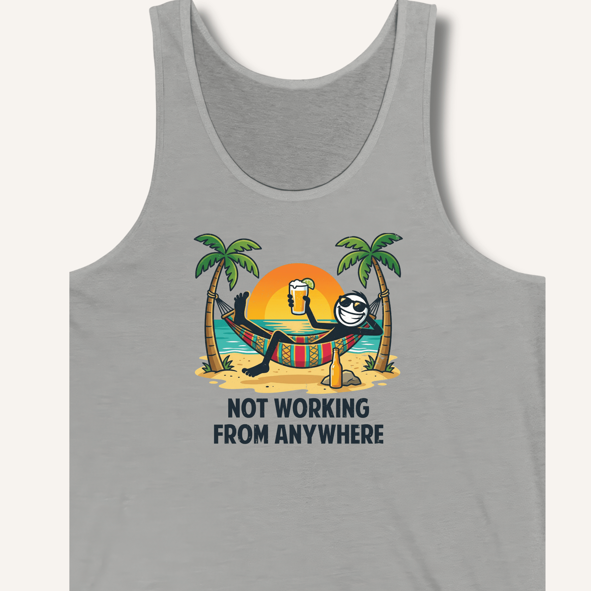 Not Working From Anywhere Tank - Sip & Shirt