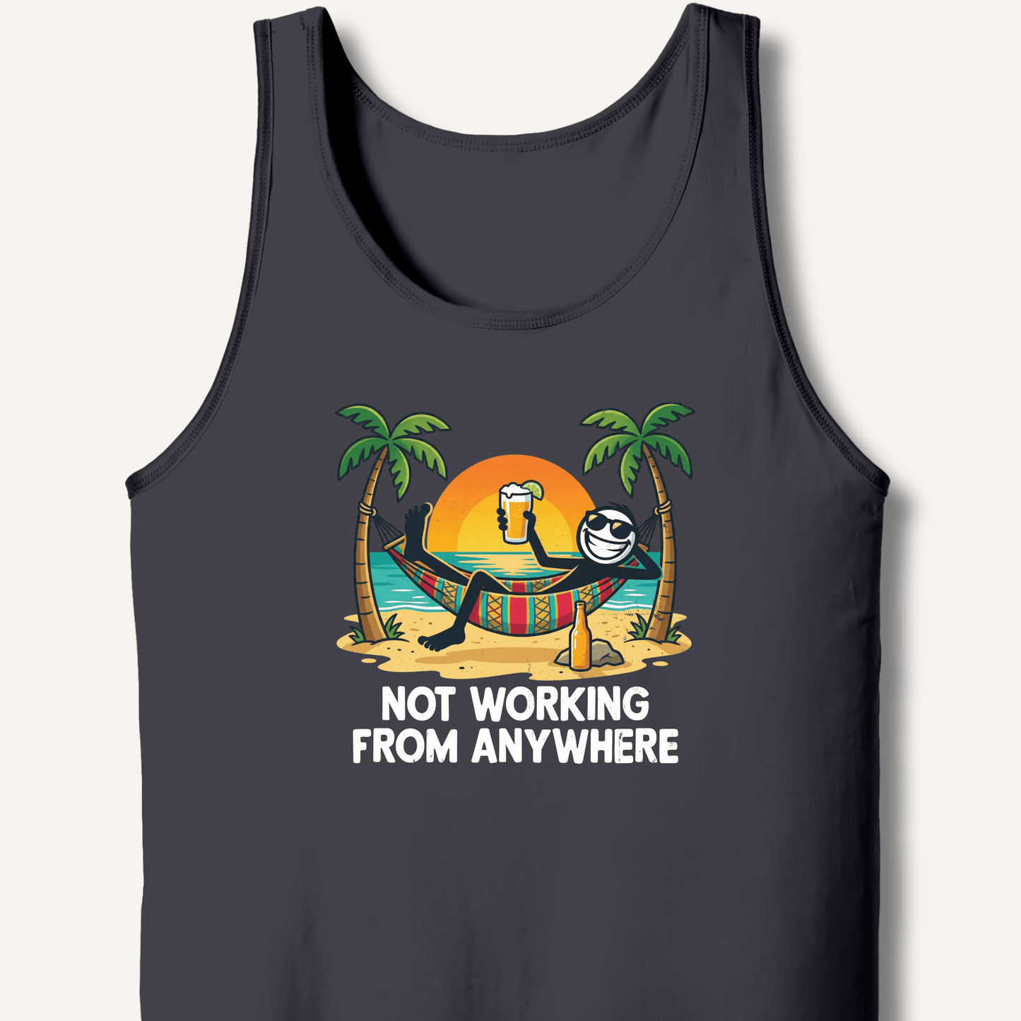 Not Working From Anywhere Tank - Sip & Shirt