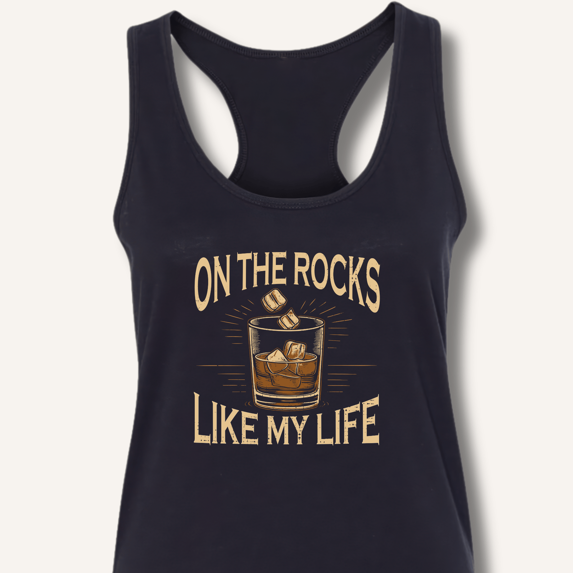 On The Rocks Racerback Tank - Sip & Shirt