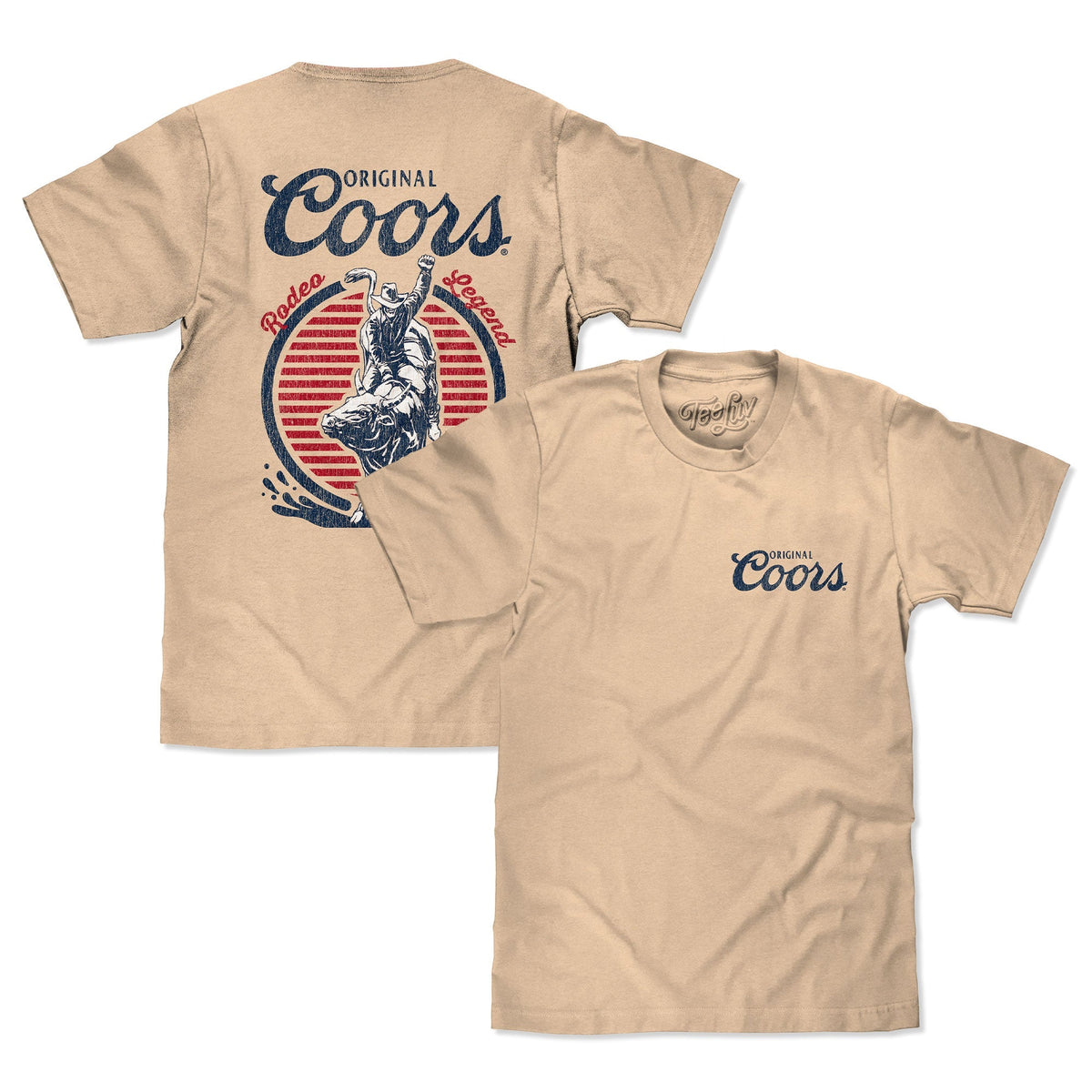 Original Coors Rodeo Legend Officially Licensed T-Shirt - Sip & Shirt