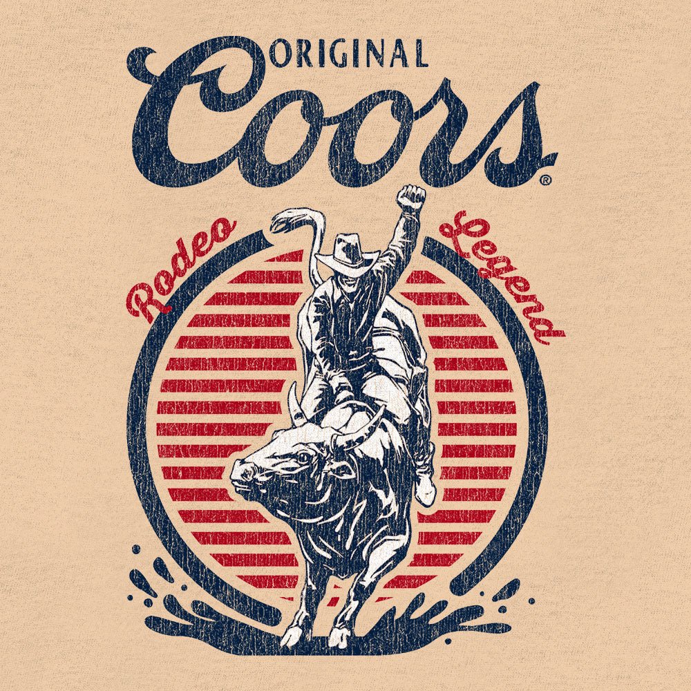 Original Coors Rodeo Legend Officially Licensed T-Shirt - Sip & Shirt