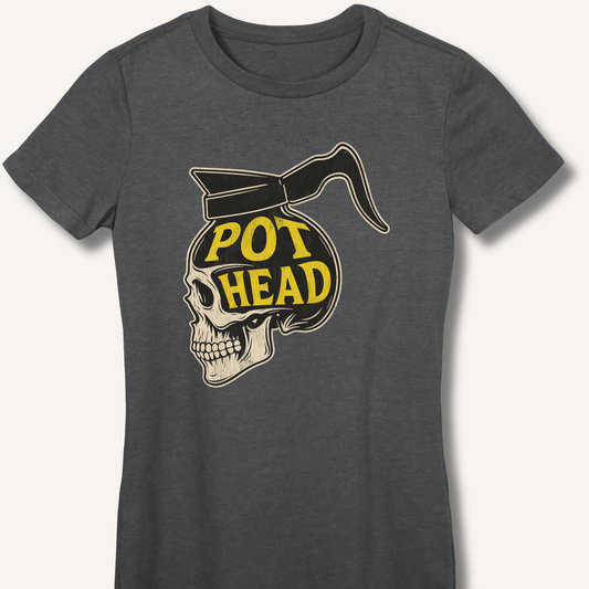 Pot Head Fitted T-Shirt - Sip & Shirt