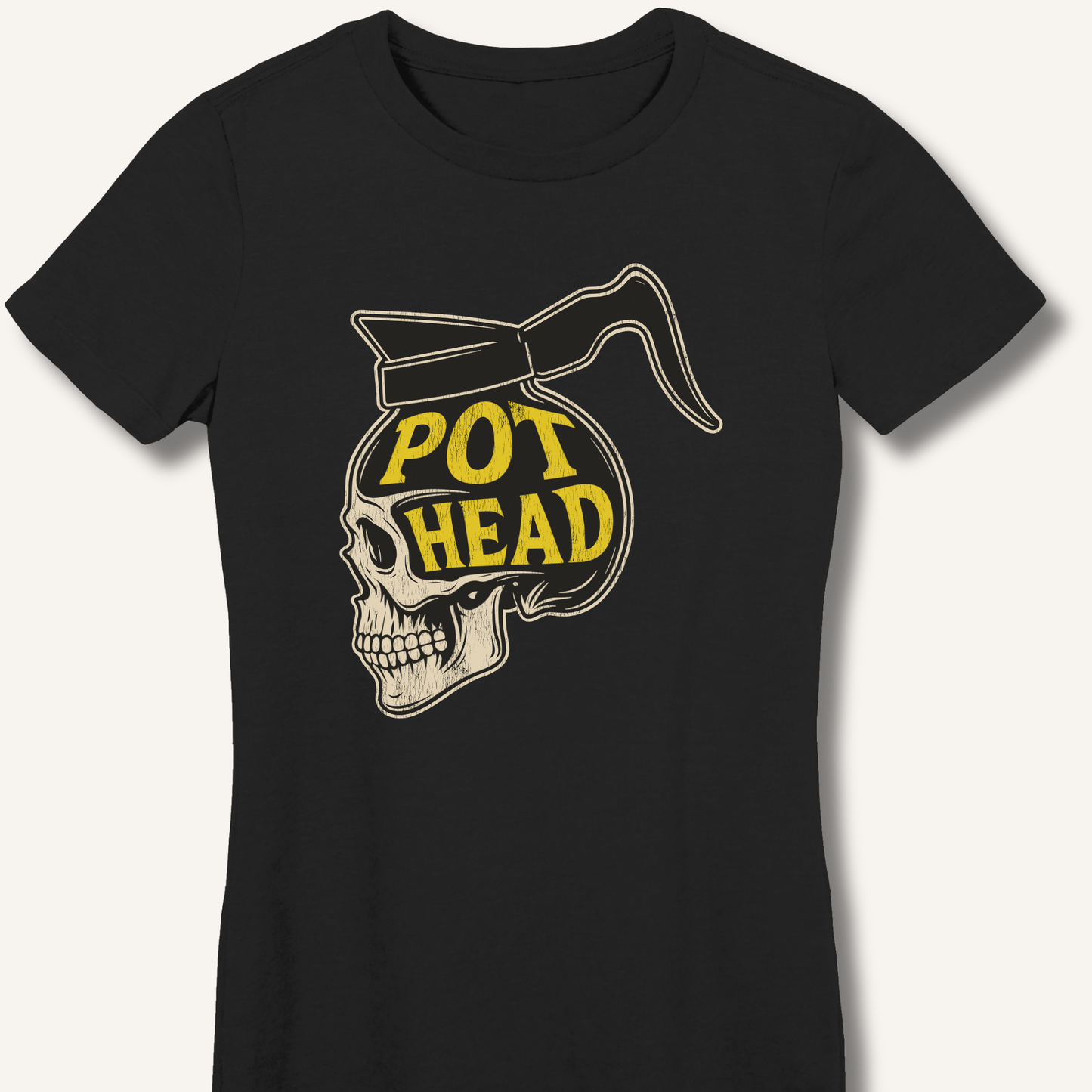 Pot Head Fitted T-Shirt - Sip & Shirt