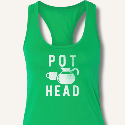 Pot Head Racerback Tank - Sip & Shirt