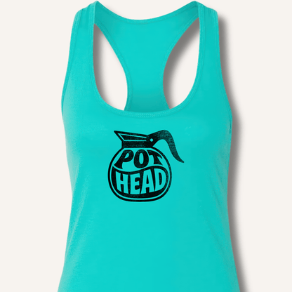 Pot Head Racerback Tank - Sip & Shirt