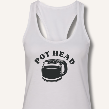 Pot Head Racerback Tank - Sip & Shirt