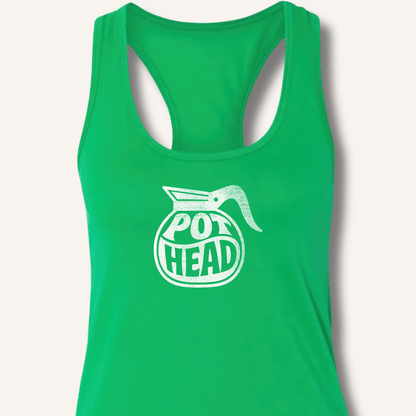 Pot Head Racerback Tank - Sip & Shirt