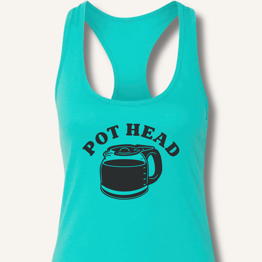 Pot Head Racerback Tank - Sip & Shirt