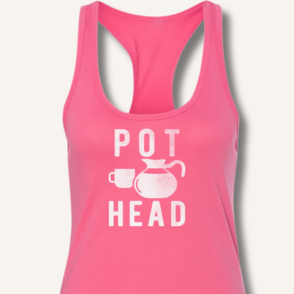 Pot Head Racerback Tank - Sip & Shirt