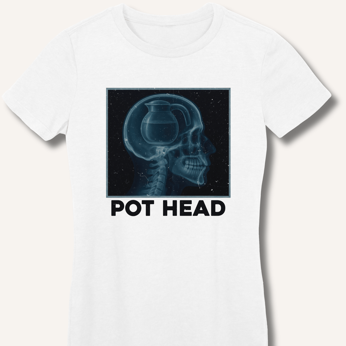 Pot Head X - Ray Fitted T-Shirt - Sip & Shirt