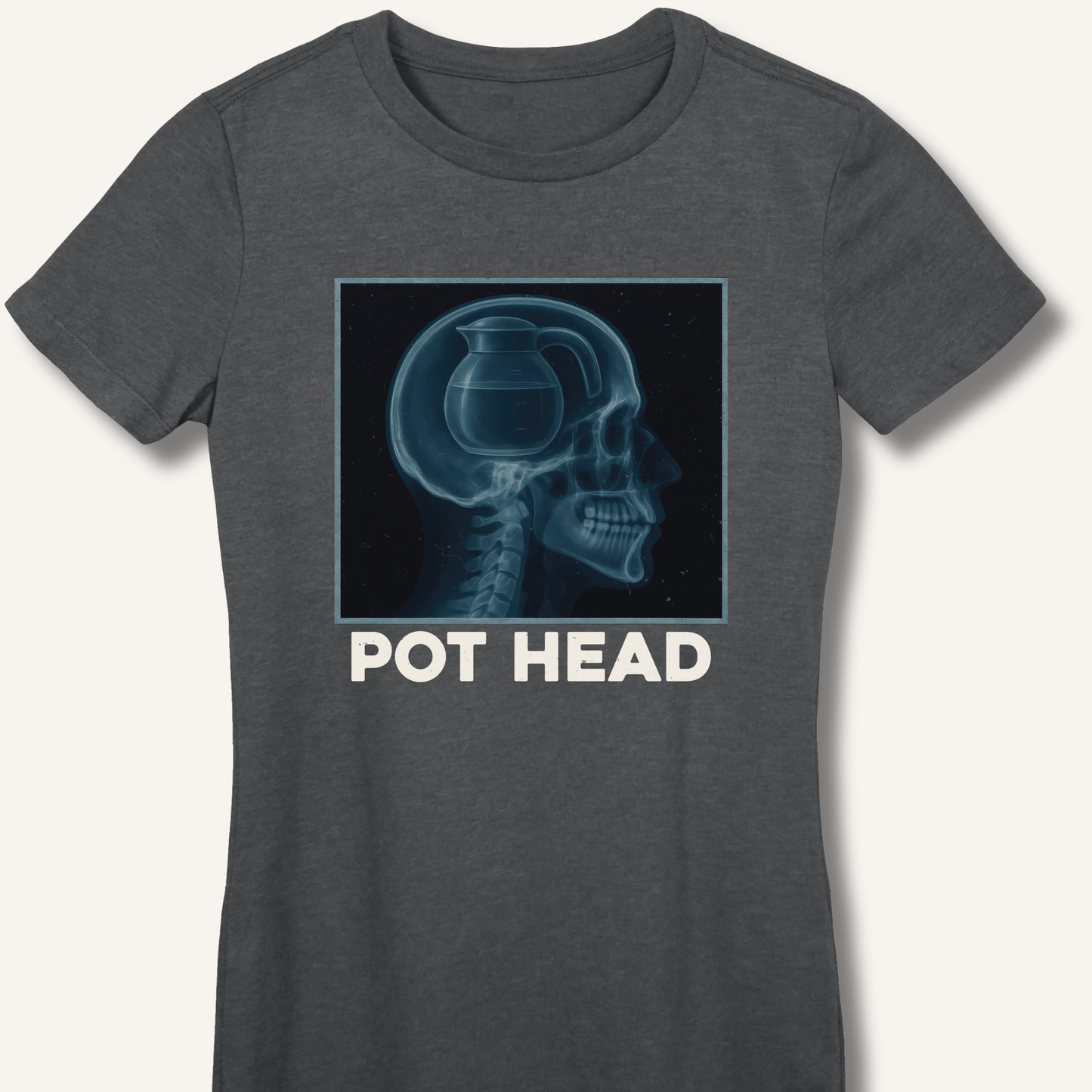 Pot Head X - Ray Fitted T-Shirt - Sip & Shirt