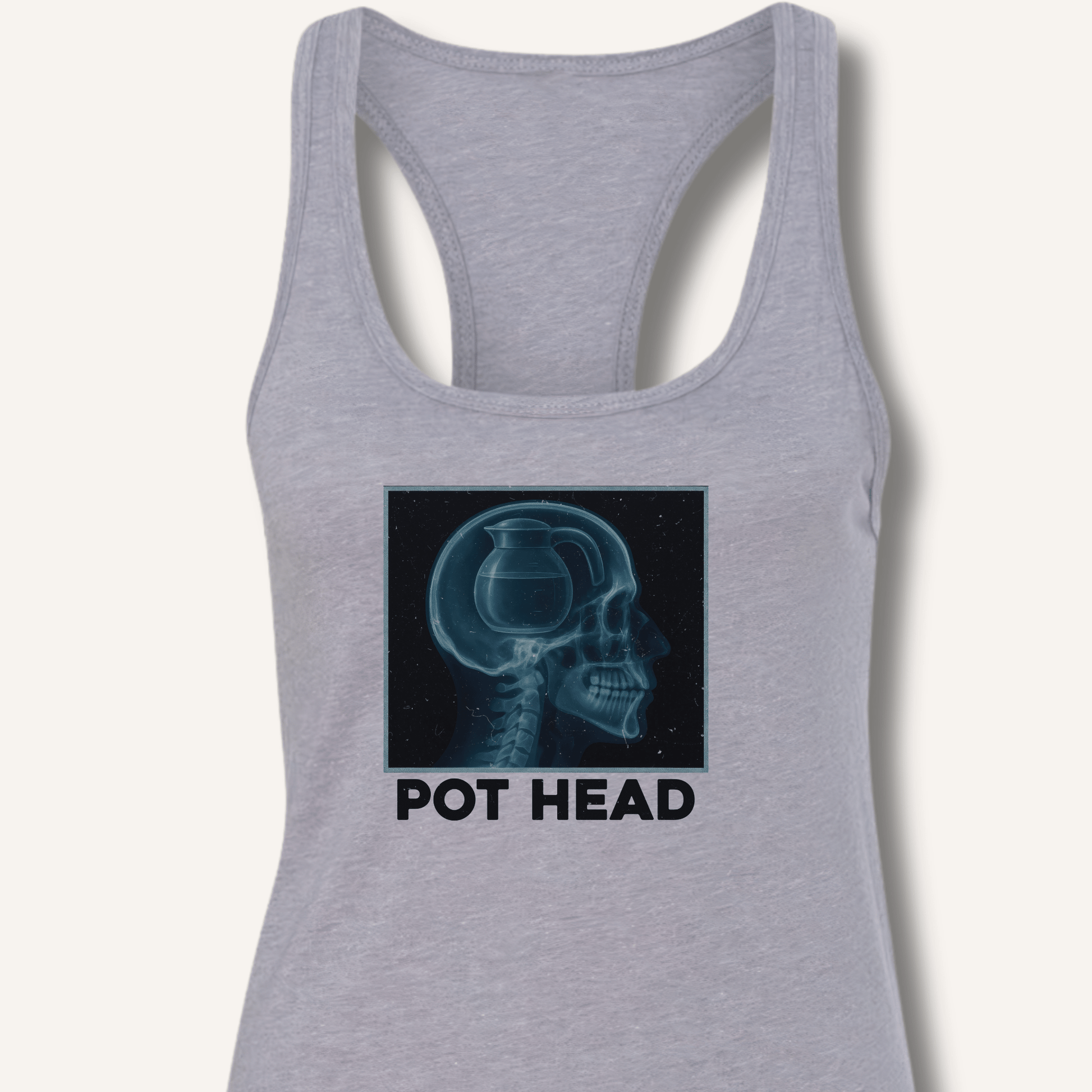 Pot Head X - Ray Racerback Tank - Sip & Shirt
