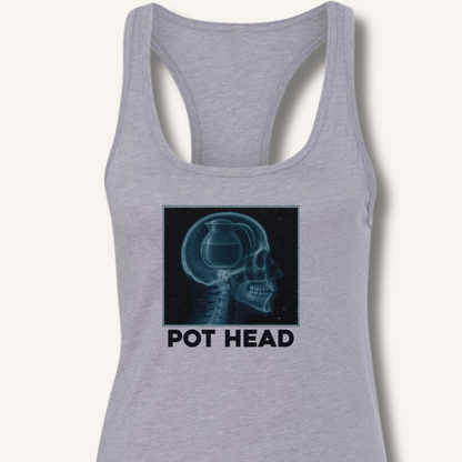 Pot Head X - Ray Racerback Tank - Sip & Shirt