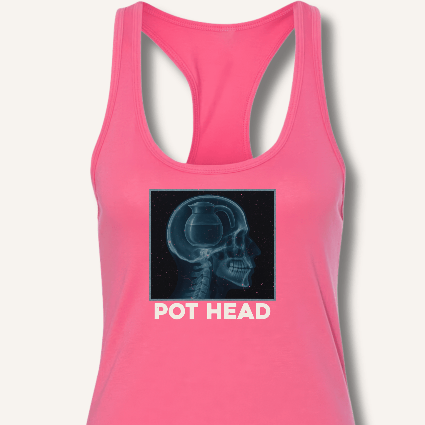 Pot Head X - Ray Racerback Tank - Sip & Shirt