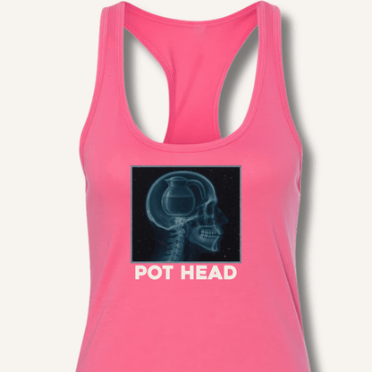 Pot Head X - Ray Racerback Tank - Sip & Shirt