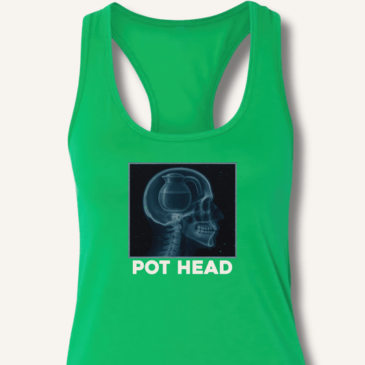 Pot Head X - Ray Racerback Tank - Sip & Shirt