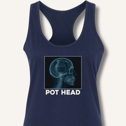 Pot Head X - Ray Racerback Tank - Sip & Shirt