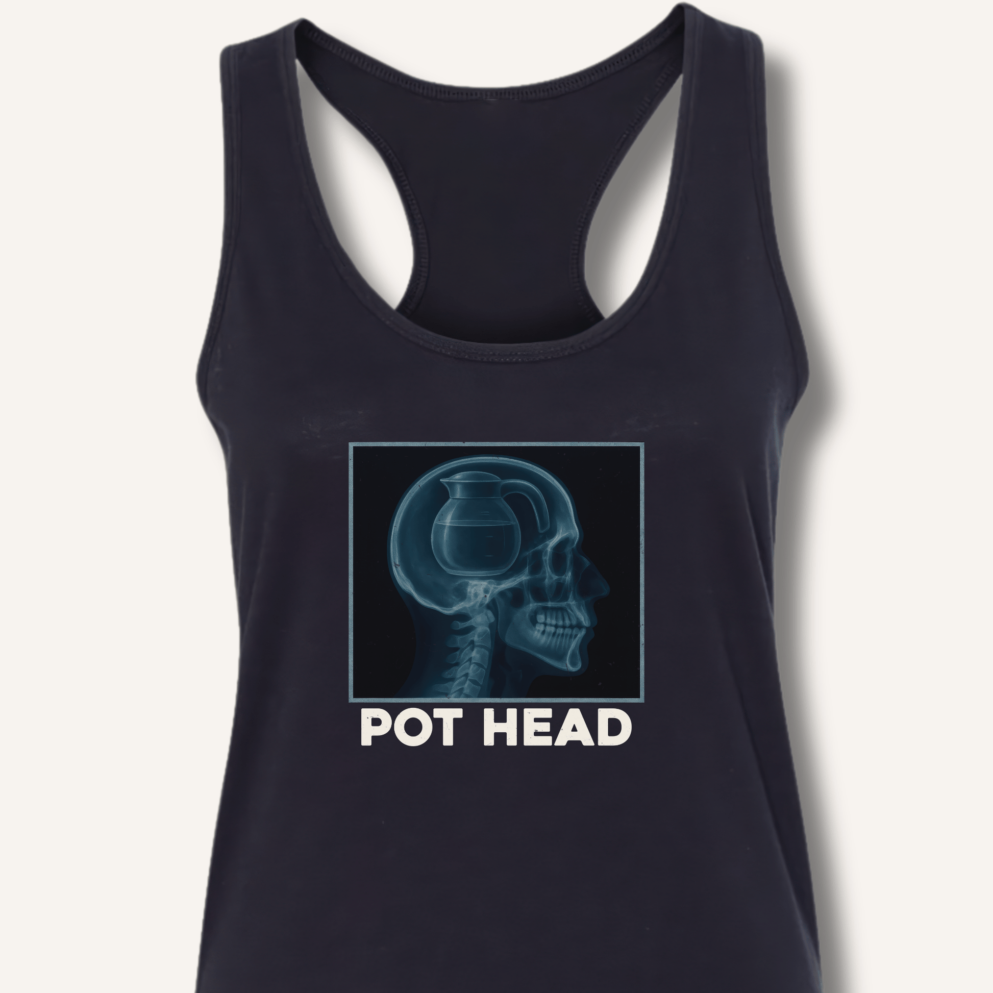 Pot Head X - Ray Racerback Tank - Sip & Shirt