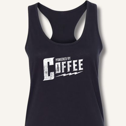 Powered By Coffee Racerback Tank - Sip & Shirt