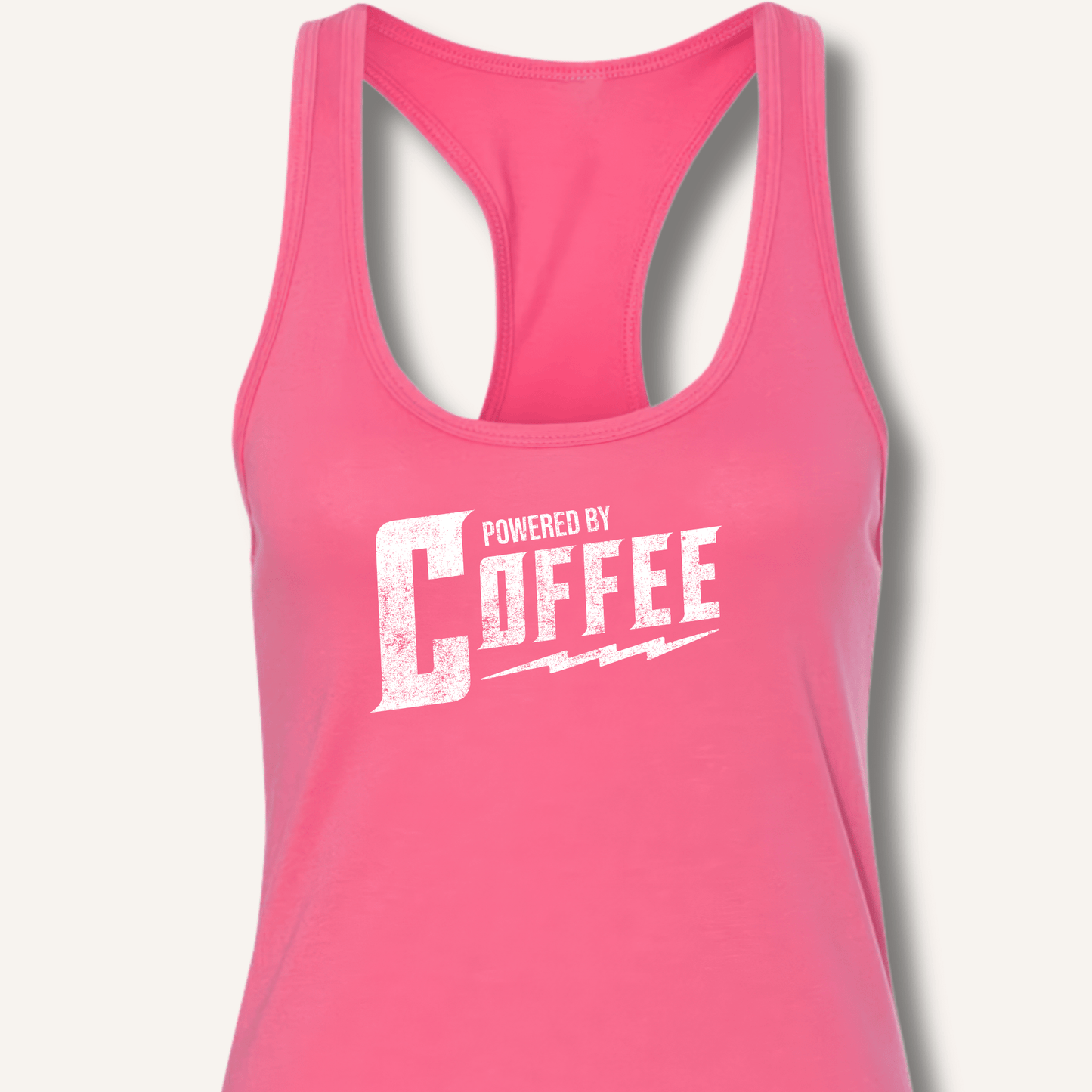 Powered By Coffee Racerback Tank - Sip & Shirt