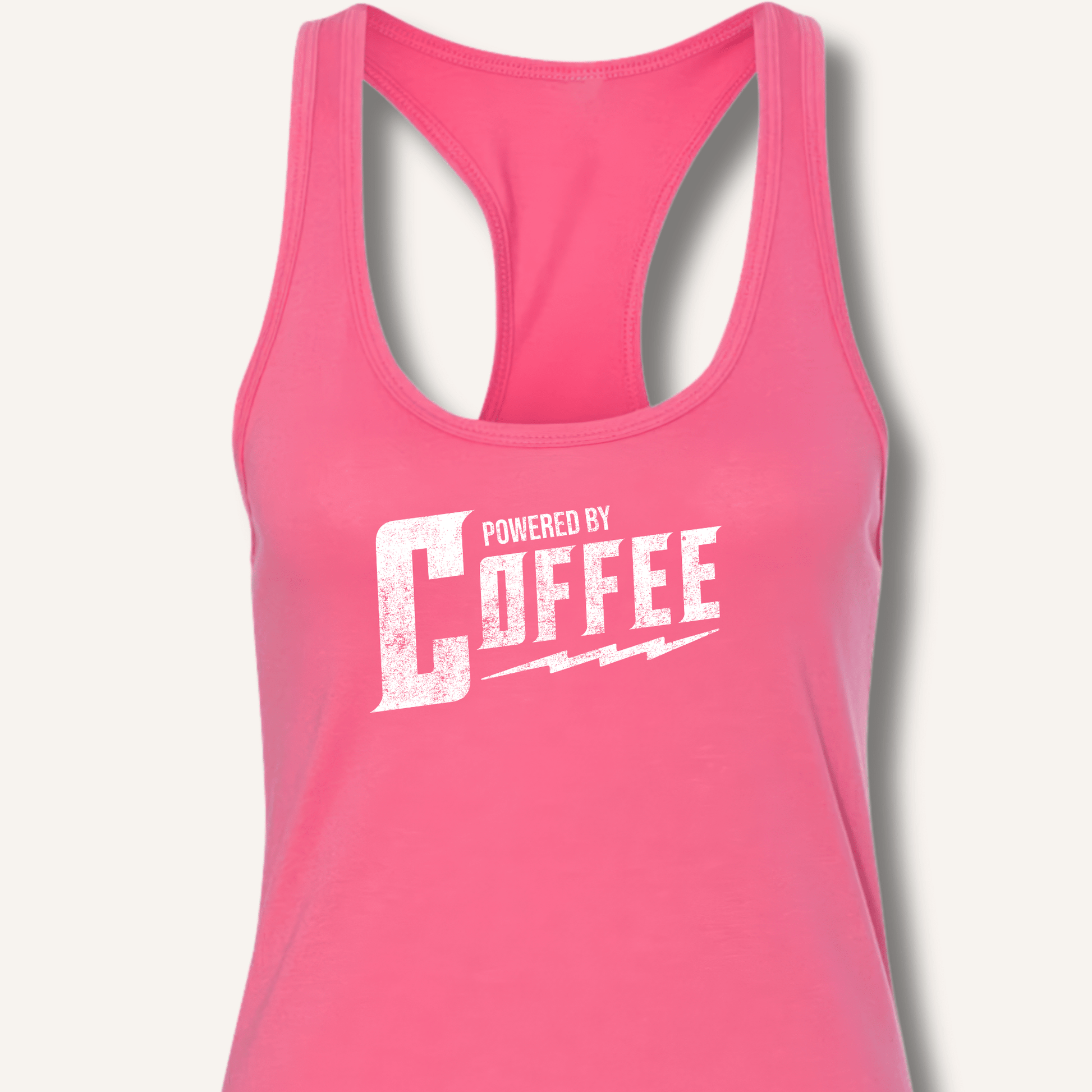 Powered By Coffee Racerback Tank - Sip & Shirt