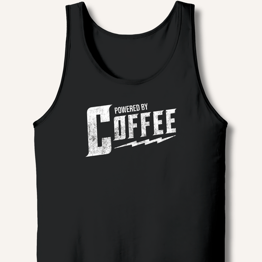 Powered By Coffee Tank - Sip & Shirt