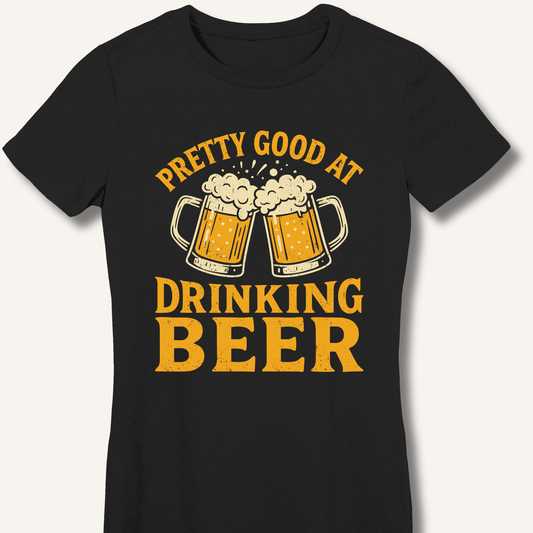Pretty Good Fitted T-Shirt - Sip & Shirt
