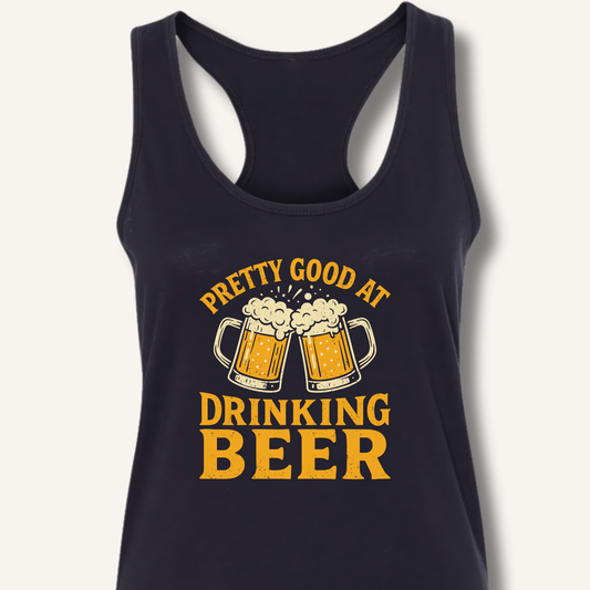 Pretty Good Racerback Tank - Sip & Shirt