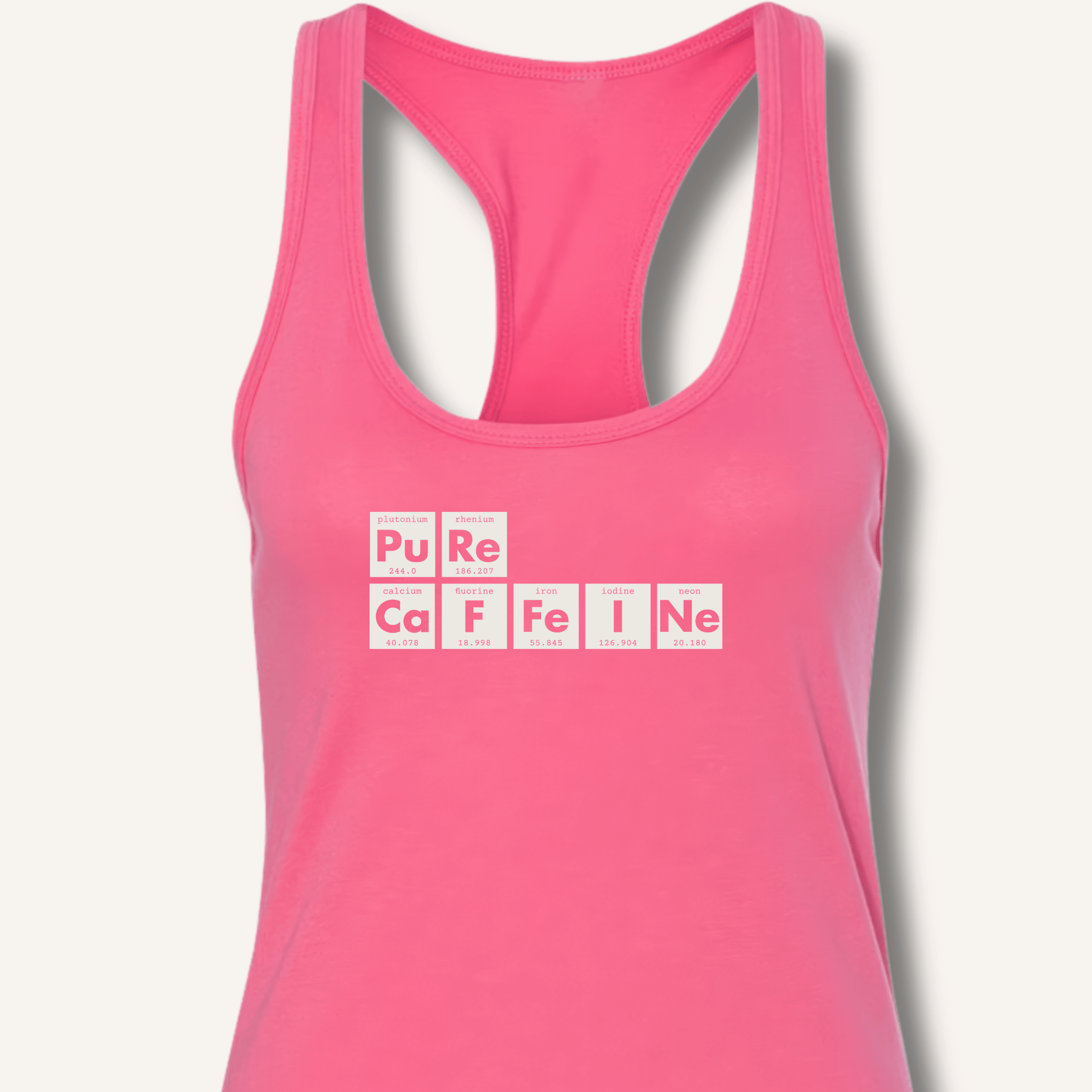 Pure Caffeine Racerback Tank - Sip & Shirt