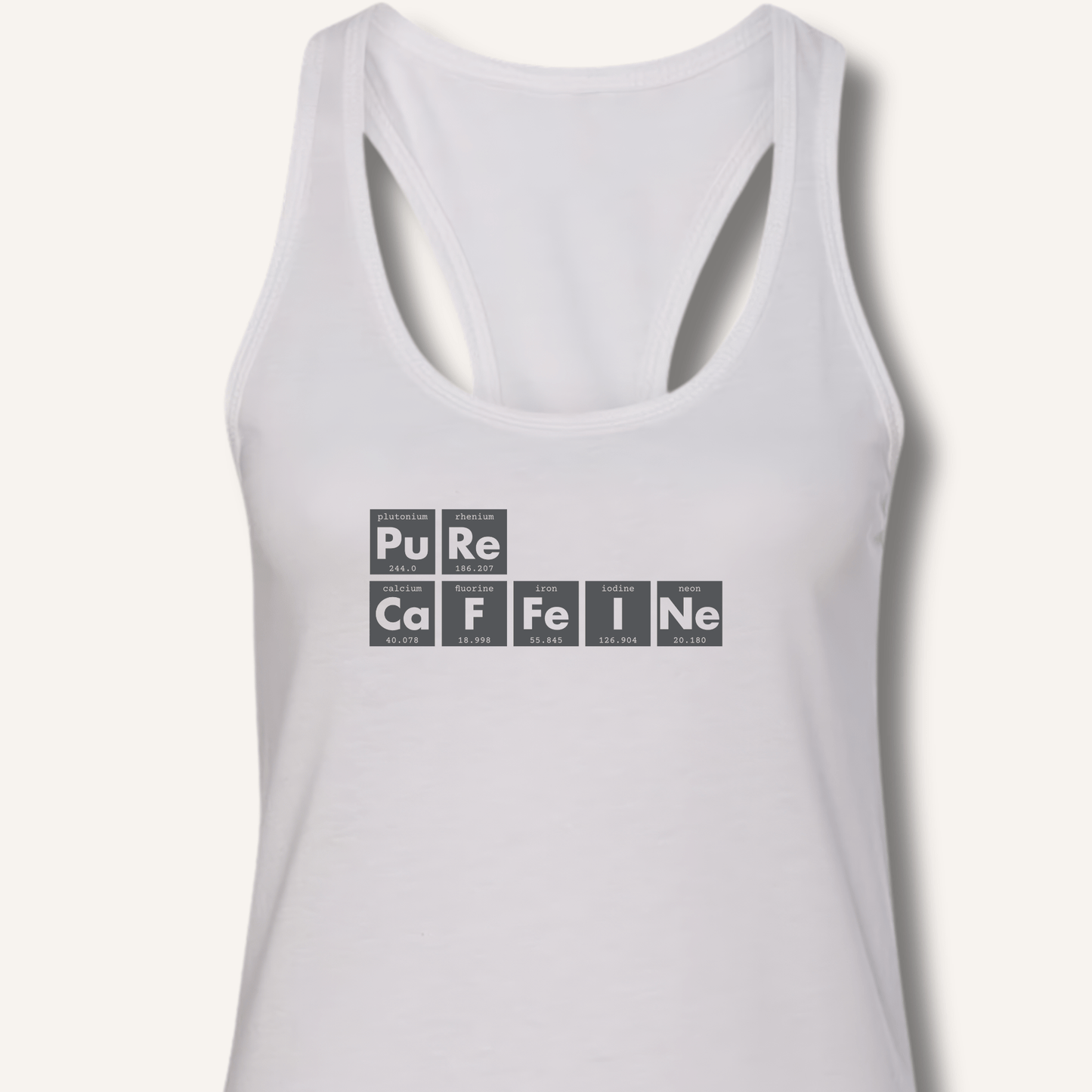 Pure Caffeine Racerback Tank - Sip & Shirt