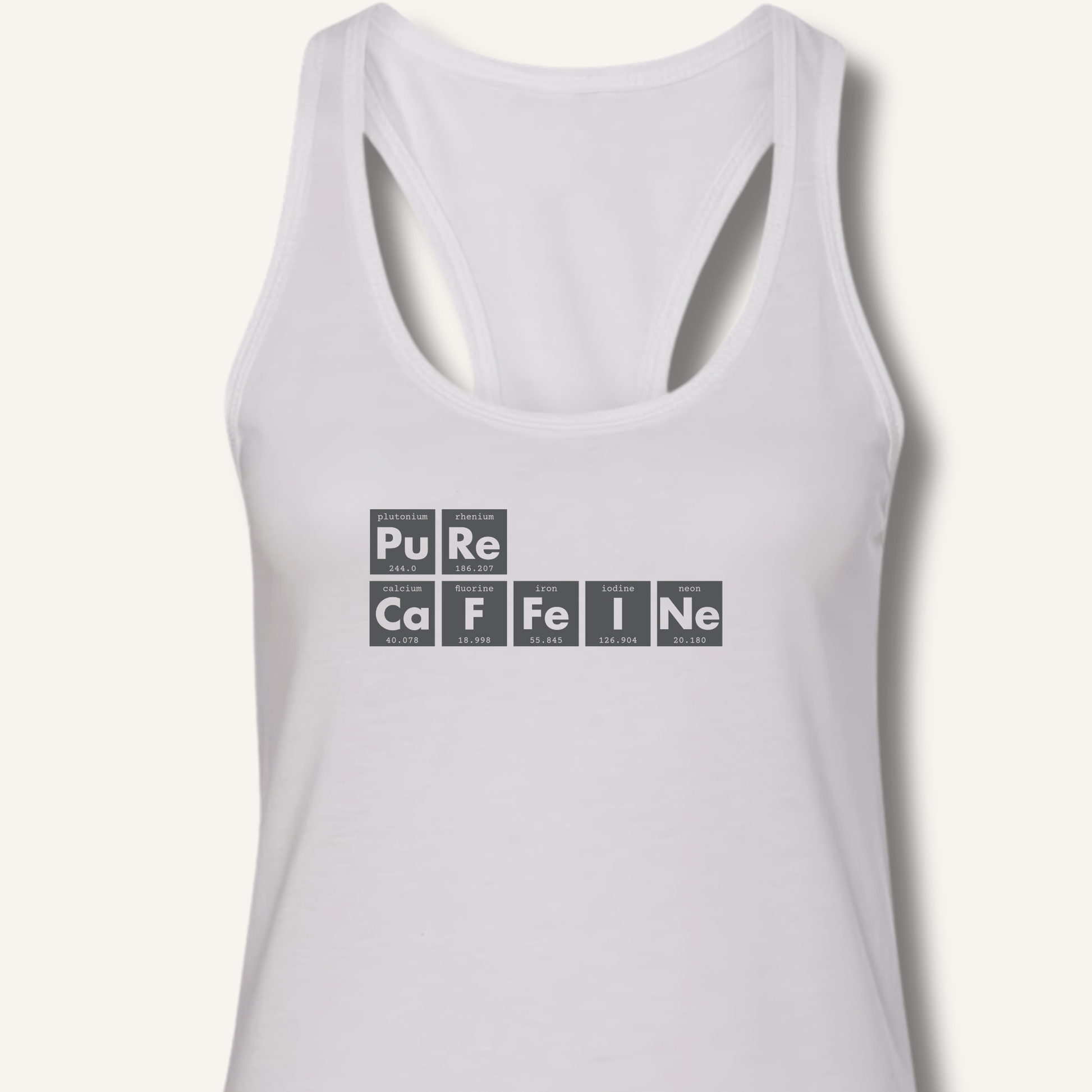 Pure Caffeine Racerback Tank - Sip & Shirt