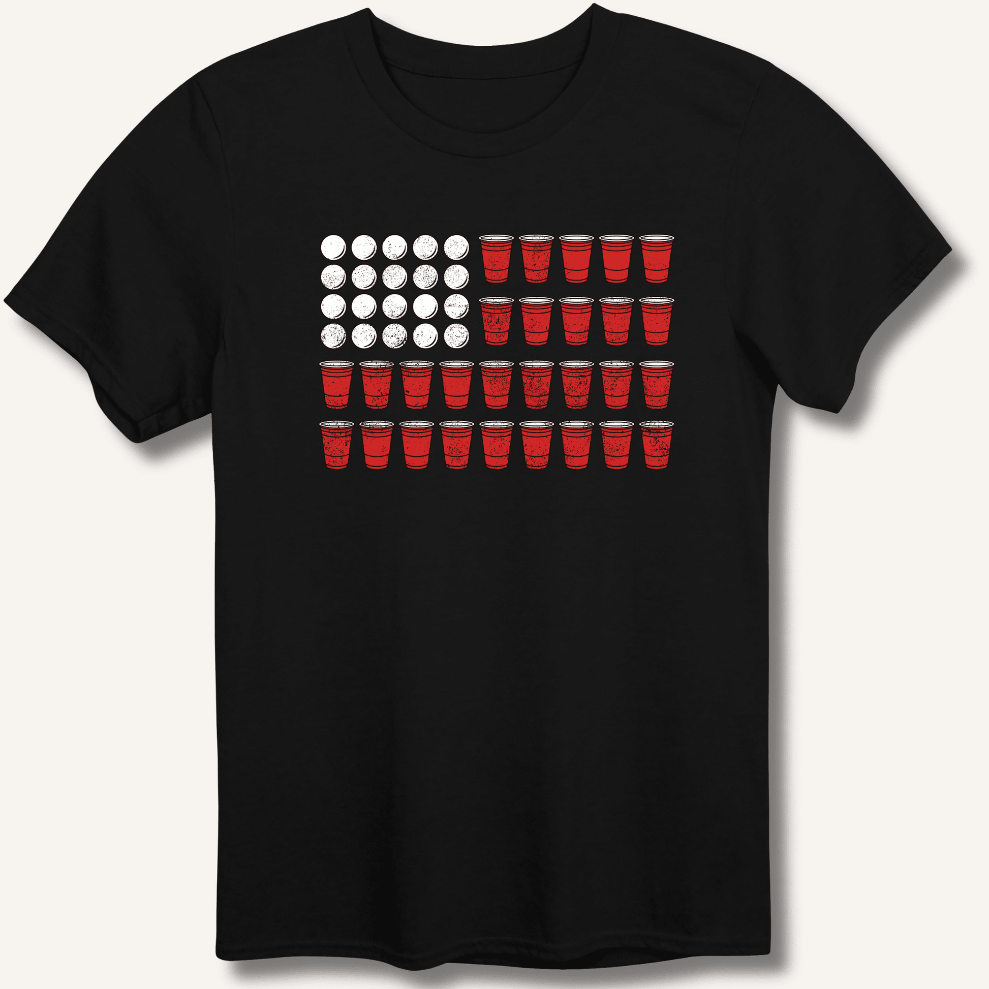 Red Cup Flag T-Shirt - Sip & Shirt