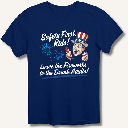 Safety First, Kids! T-Shirt - Sip & Shirt