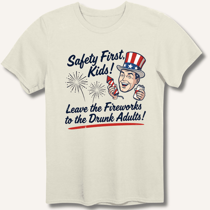 Safety First, Kids! T-Shirt - Sip & Shirt