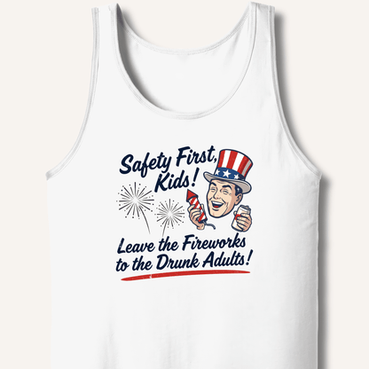 Safety First, Kids! Tank - Sip & Shirt