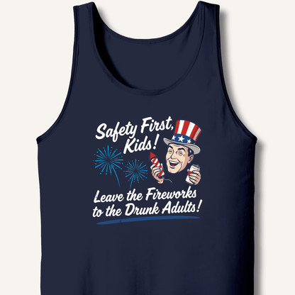 Safety First, Kids! Tank - Sip & Shirt