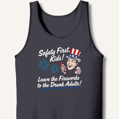 Safety First, Kids! Tank - Sip & Shirt