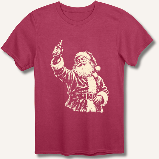 Santa's Toast T-Shirt - Sip & Shirt