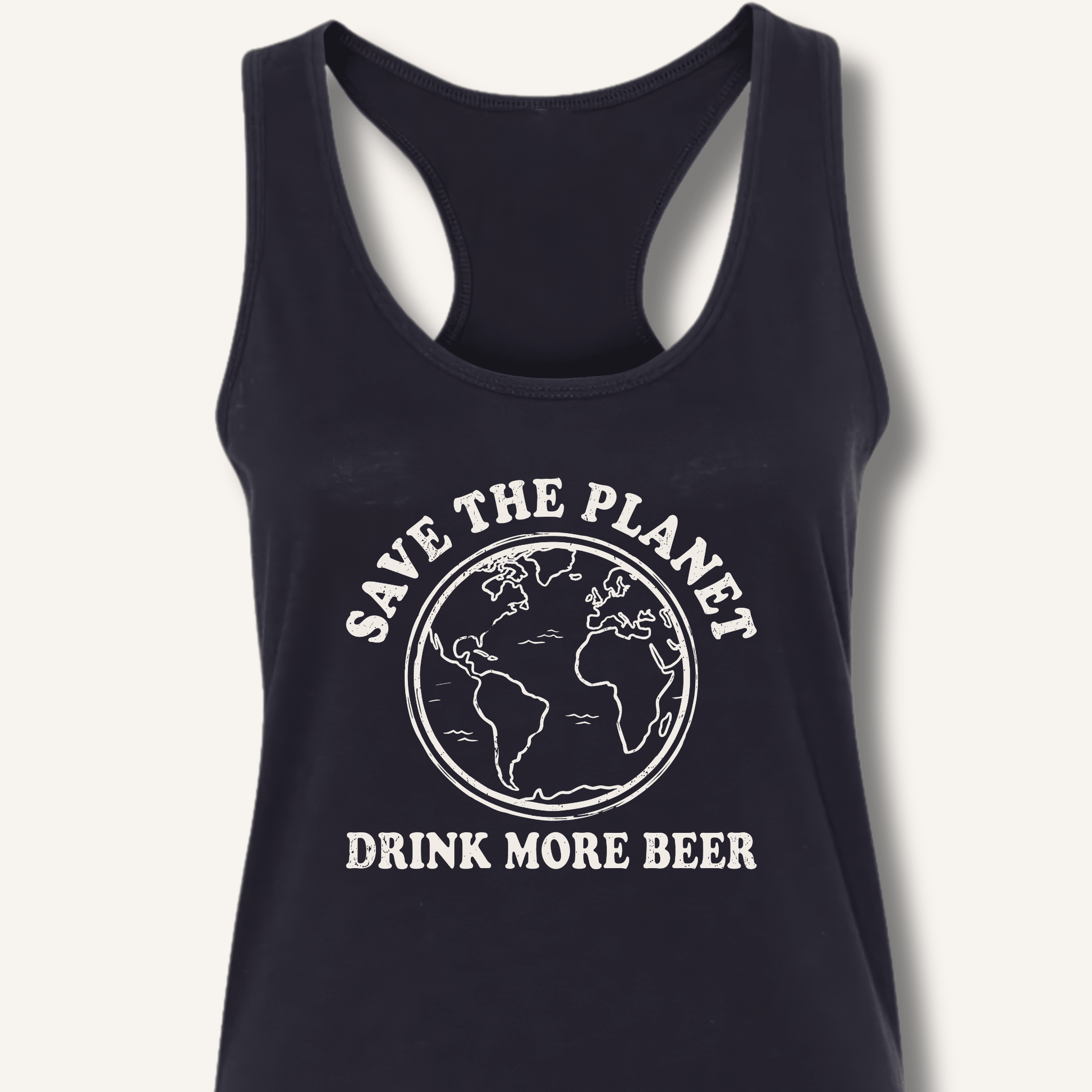 Save The Planet Racerback Tank - Sip & Shirt