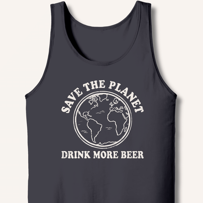 Save The Planet Tank - Sip & Shirt
