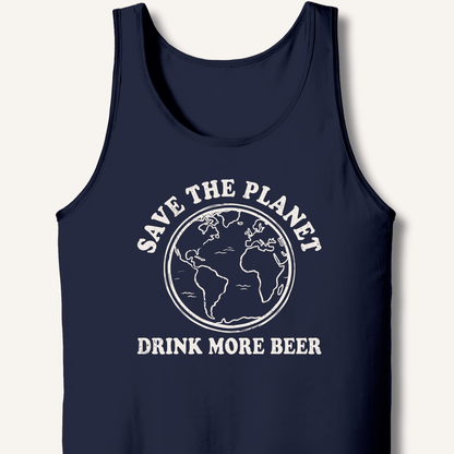 Save The Planet Tank - Sip & Shirt