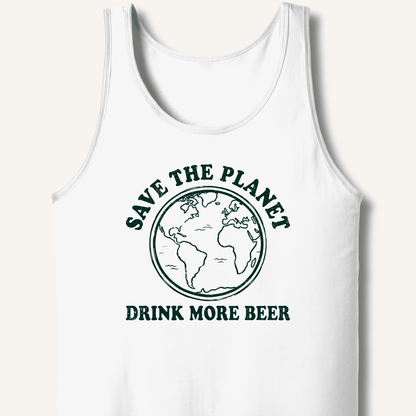 Save The Planet Tank - Sip & Shirt