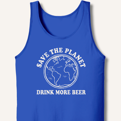 Save The Planet Tank - Sip & Shirt