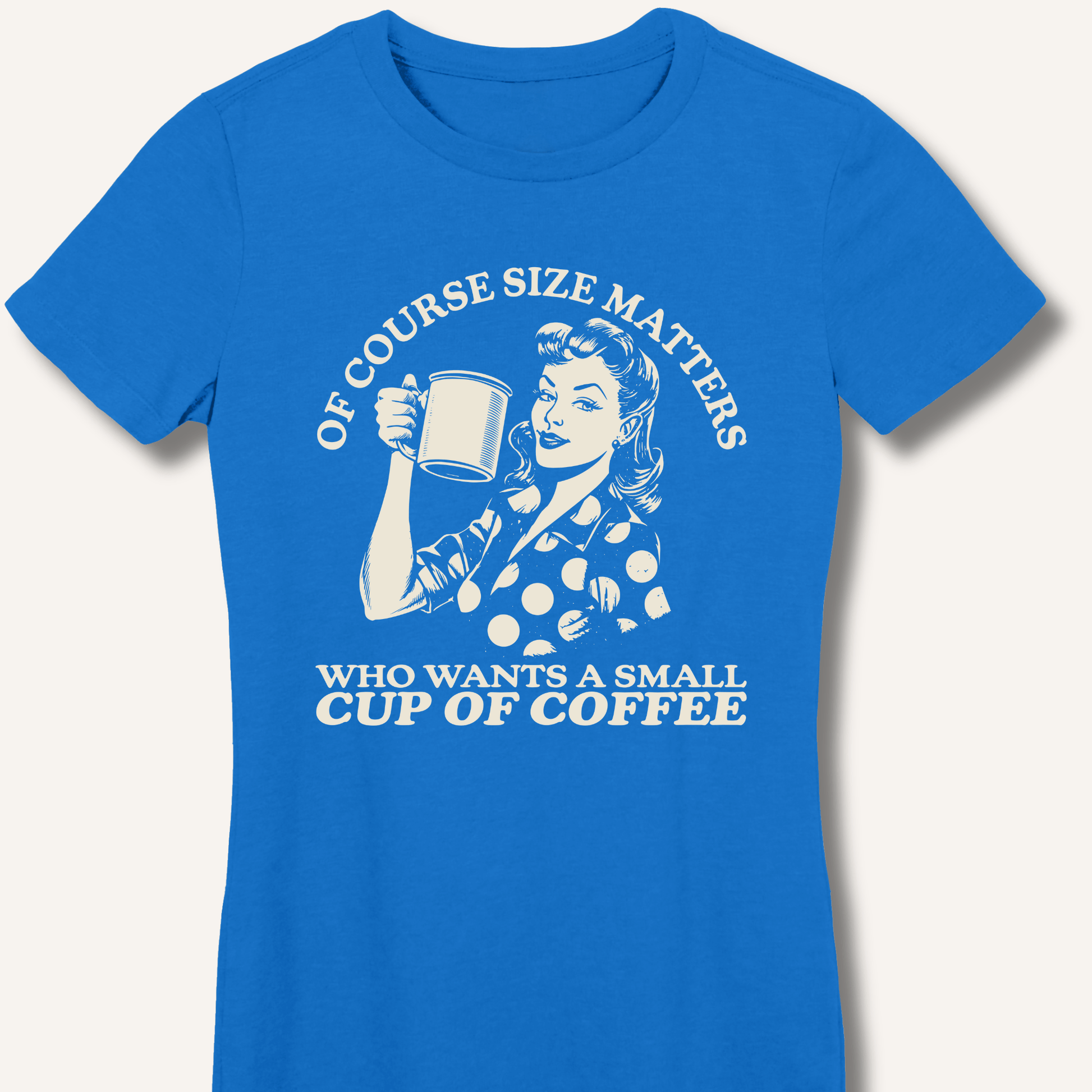 Size Matters Fitted T-Shirt - Sip & Shirt