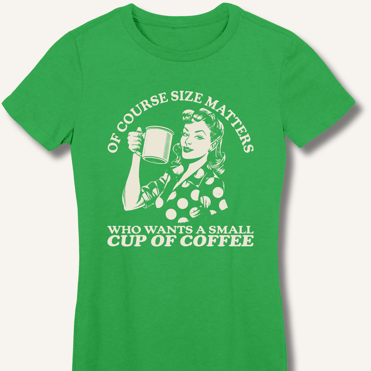 Size Matters Fitted T-Shirt - Sip & Shirt